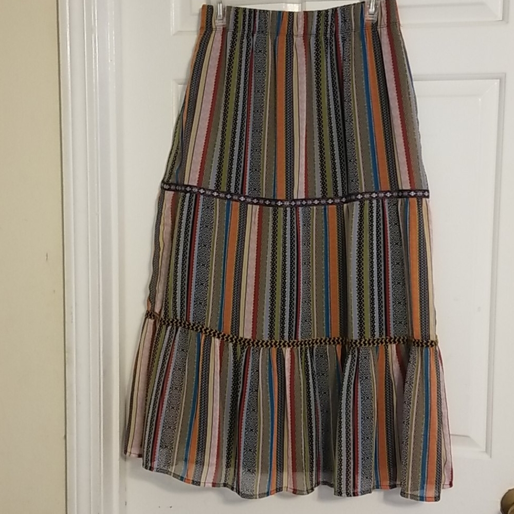 One whites straight skirt